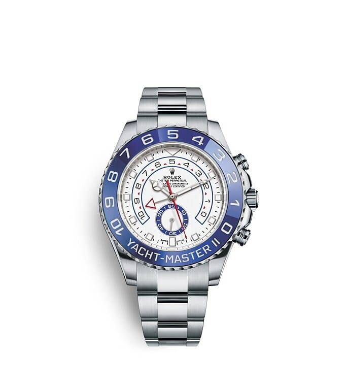Rolex Yacht-Master | 116680 | Yacht-Master II | Light dial | Ring Command Bezel | White dial | Oystersteel | m116680-0002 | Men Watch | Rolex Official Retailer - Siam Swiss