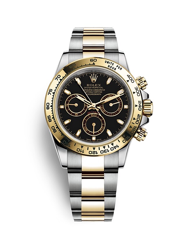 Rolex Cosmograph Daytona | 116503 | Cosmograph Daytona | Dark dial | The tachymetric scale | Black dial | Yellow Rolesor | m116503-0004 | Men Watch | Rolex Official Retailer - Siam Swiss