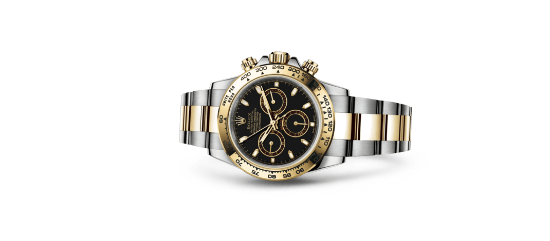 Rolex Cosmograph Daytona | 116503 | Cosmograph Daytona | หน้าปัดสีเข้ม | มาตรวัดความเร็ว | หน้าปัดสีดำ | Yellow Rolesor | m116503-0004 | ชาย Watch | Rolex Official Retailer - Siam Swiss