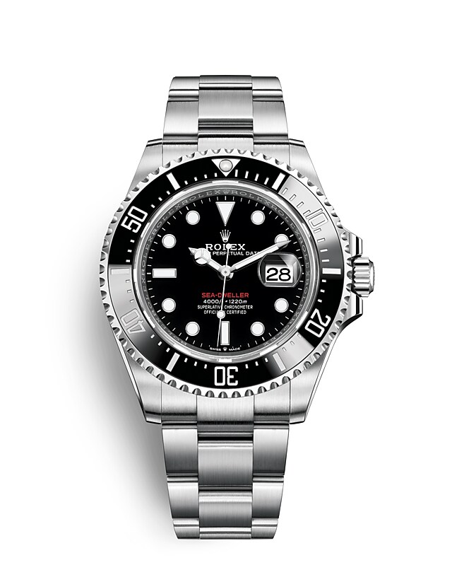 Rolex Sea-Dweller | 126600 | Sea-Dweller | หน้าปัดสีเข้ม | ขอบนาฬิกาเซรามิกและพรายน้ำที่ส่องสว่าง | หน้าปัดสีดำ | Oystersteel | m126600-0002 | ชาย Watch | Rolex Official Retailer - Siam Swiss