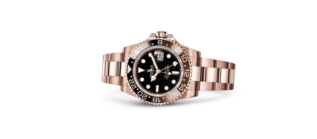 Rolex GMT-Master II | 126715CHNR | GMT-Master II | หน้าปัดสีเข้ม | ขอบหน้าปัดแสดงเวลา 24 ชั่วโมงแบบหมุนได้ | หน้าปัดสีดำ | เอเวอร์โรสโกลด์ 18 กะรัต | m126715chnr-0001 | ชาย Watch | Rolex Official Retailer - Siam Swiss