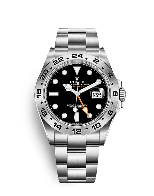 Rolex Explorer | 226570 | Explorer II | Dark dial | 24-Hour Bezel | Black dial | Oystersteel | m226570-0002 | Men Watch | Rolex Official Retailer - Siam Swiss