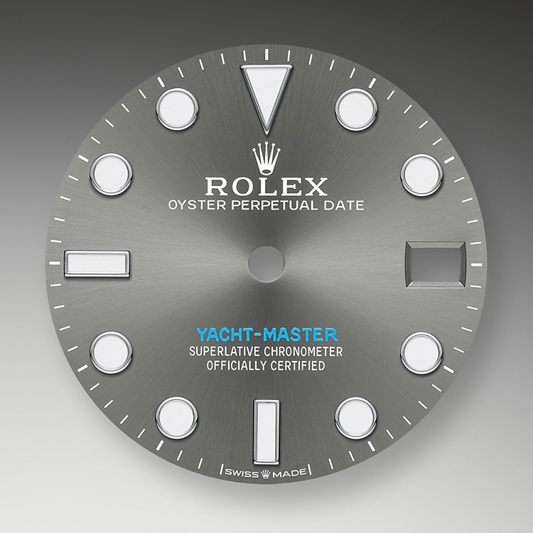 Rolex Yacht-Master | 268622 | Yacht-Master 37 | Dark dial | Bidirectional Rotatable Bezel | Slate Dial | Rolesium | m268622-0002 | Women Watch | Rolex Official Retailer - Siam Swiss