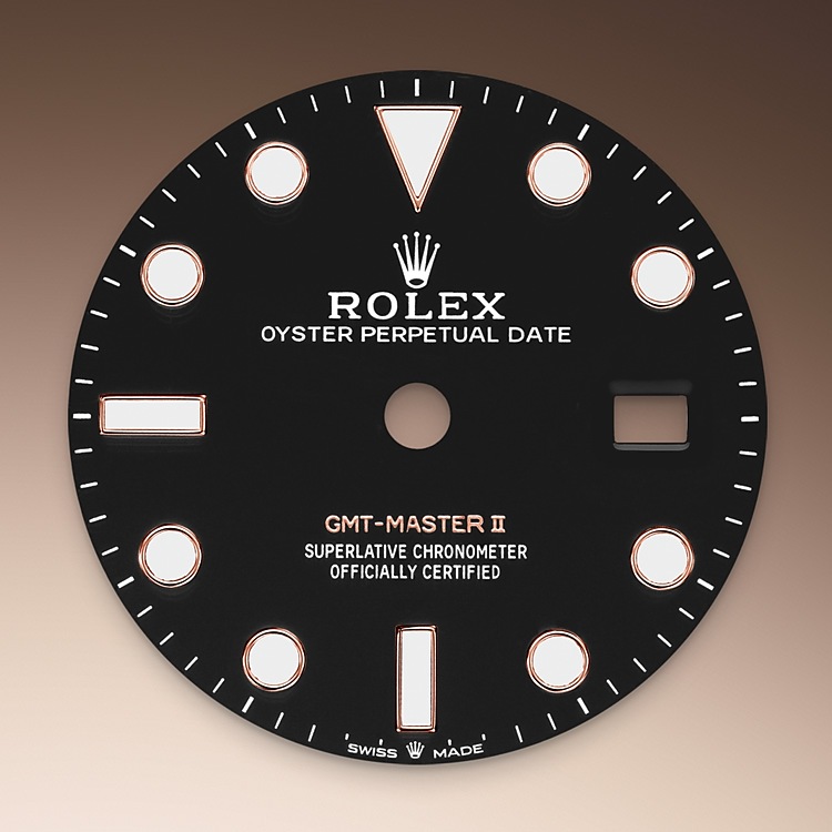 Rolex GMT-Master II | 126715CHNR | GMT-Master II | Dark dial | 24-Hour Rotatable Bezel | Black dial | 18 ct Everose gold | M126715CHNR-0001 | Men Watch | Rolex Official Retailer - Siam Swiss