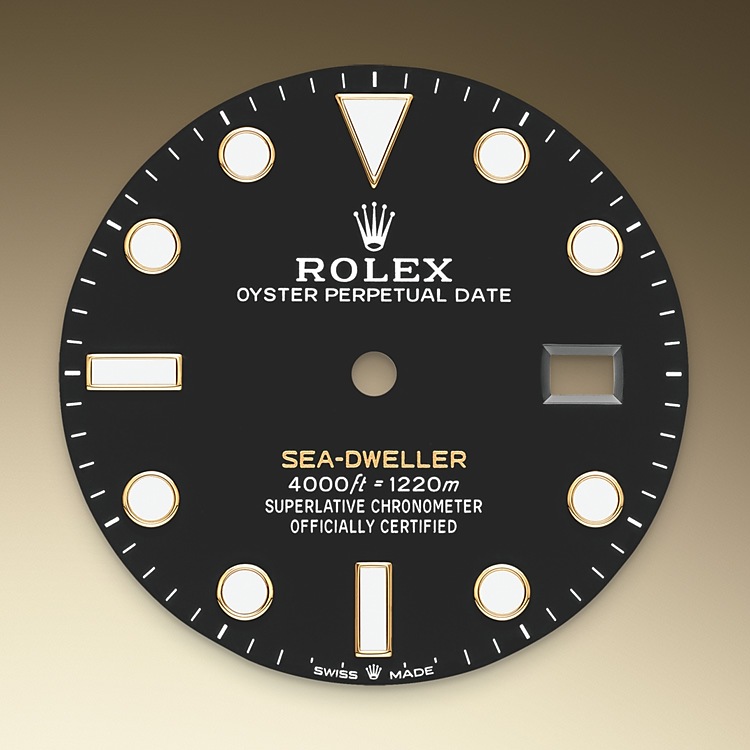 Rolex Sea-Dweller | 126603 | Sea-Dweller | หน้าปัดสีเข้ม | ขอบเซรามิกและหน้าปัดเรืองแสง | หน้าปัดสีดำ | Yellow Rolesor | M126603-0001 | ชาย Watch | Rolex Official Retailer - Siam Swiss