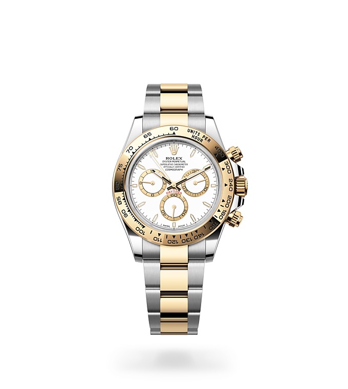 Rolex Cosmograph Daytona | 126503 | Cosmograph Daytona | Light dial | The tachymetric scale | White dial | Yellow Rolesor | M126503-0001 | Men Watch | Rolex Official Retailer - Siam Swiss