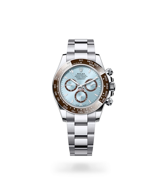 Rolex Cosmograph Daytona | 126506 | Cosmograph Daytona | Coloured dial | Ice-Blue Dial | The tachymetric scale | Platinum | M126506-0001 | Men Watch | Rolex Official Retailer - Siam Swiss