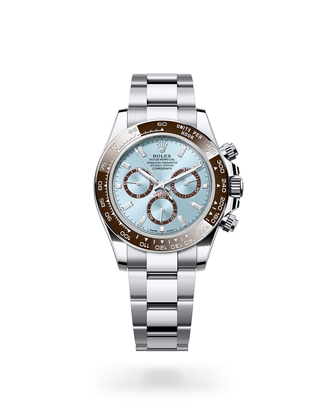 Rolex Cosmograph Daytona | 126506 | Cosmograph Daytona | Coloured dial | Ice-Blue Dial | The tachymetric scale | Platinum | M126506-0002 | Men Watch | Rolex Official Retailer - Siam Swiss