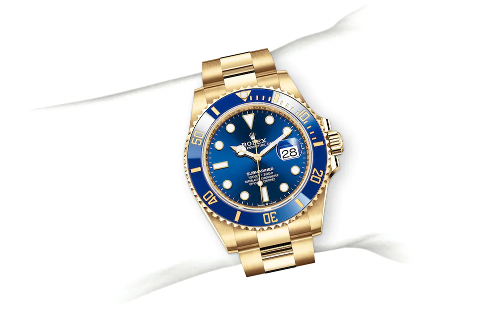 Rolex Submariner | 126618LB | Submariner Date | Coloured dial | Unidirectional Rotatable Bezel | Royal blue dial | 18 ct yellow gold | M126618LB-0002 | Men Watch | Rolex Official Retailer - Siam Swiss