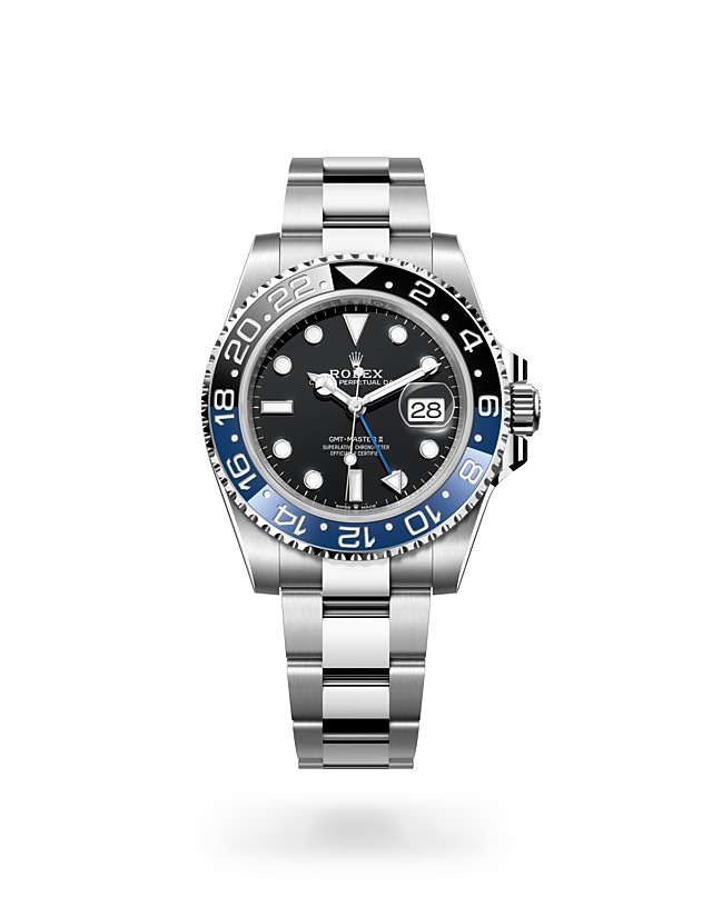 Rolex GMT-Master II | 126710BLNR | GMT-Master II | หน้าปัดสีเข้ม | ขอบหน้าปัดแสดงเวลา 24 ชั่วโมงแบบหมุนได้ | หน้าปัดสีดำ | Oystersteel | M126710BLNR-0003 | ชาย Watch | Rolex Official Retailer - Siam Swiss