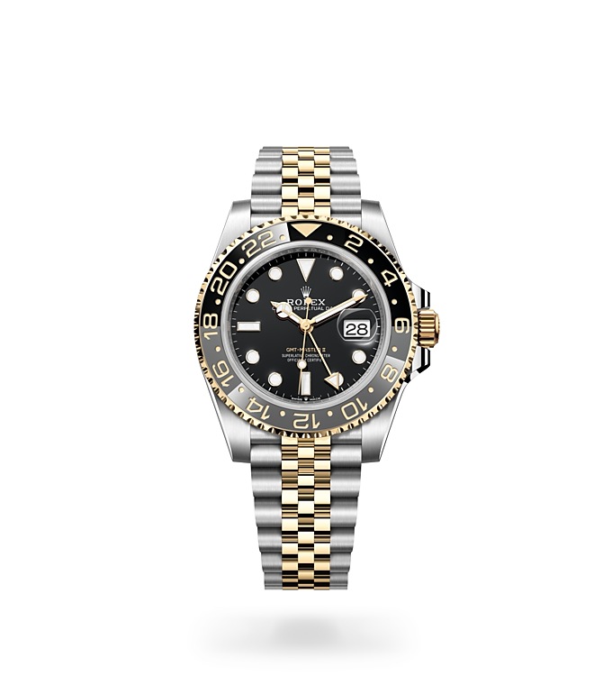 Rolex GMT-Master II | 126713GRNR | GMT-Master II | หน้าปัดสีเข้ม | ขอบหน้าปัดแสดงเวลา 24 ชั่วโมงแบบหมุนได้ | หน้าปัดสีดำ | Yellow Rolesor | M126713GRNR-0001 | ชาย Watch | Rolex Official Retailer - Siam Swiss