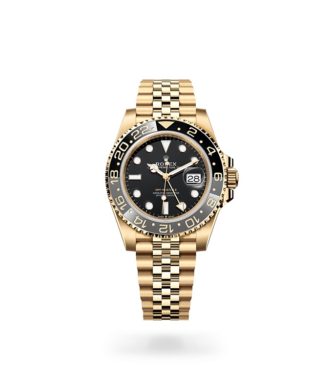 Rolex GMT-Master II | 126718GRNR | GMT-Master II | หน้าปัดสีเข้ม | ขอบหน้าปัดแสดงเวลา 24 ชั่วโมงแบบหมุนได้ | หน้าปัดสีดำ | ทองคำ 18 กะรัต | M126718GRNR-0001 | ชาย Watch | Rolex Official Retailer - Siam Swiss