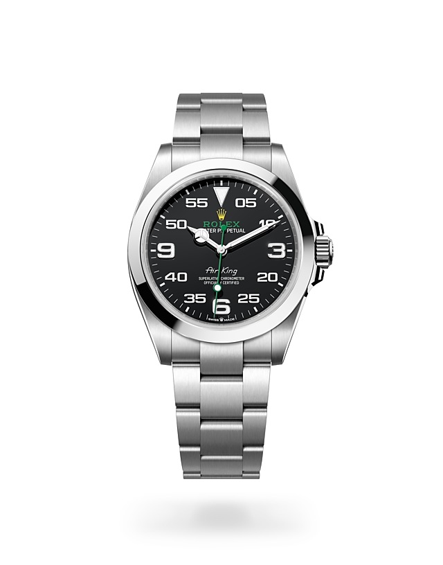 Rolex Air-King | 126900 | Air-King | Dark dial | Black dial | Oystersteel | The Oyster bracelet | M126900-0001 | Men Watch | Rolex Official Retailer - Siam Swiss