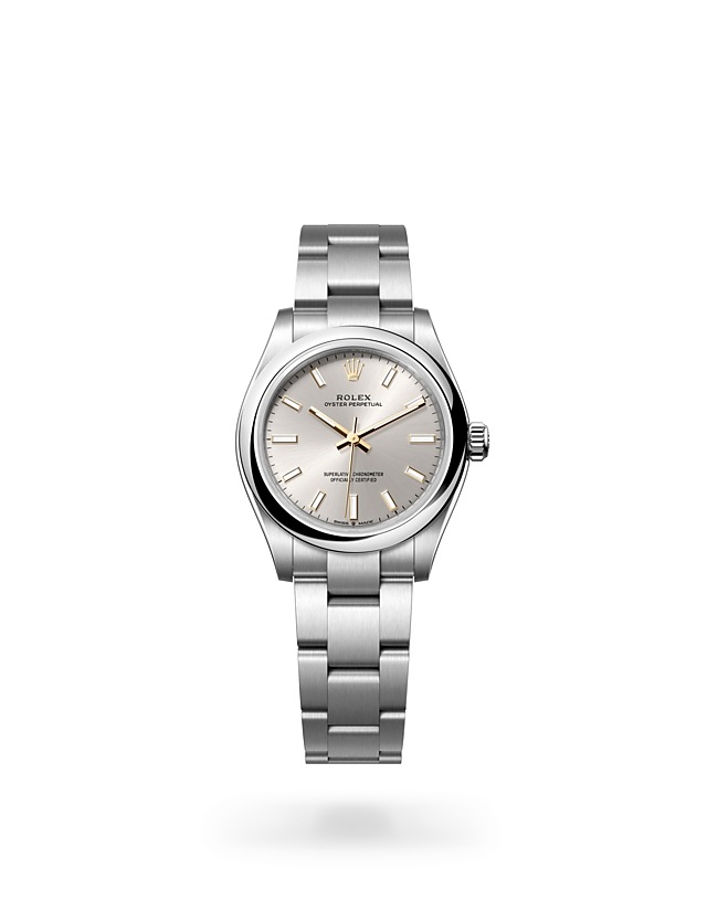 Rolex Oyster Perpetual | 277200 | Oyster Perpetual 31 | หน้าปัดสีอ่อน | หน้าปัดเงิน | Oystersteel | สายนาฬิกา Oyster | M277200-0001 | หญิง Watch | Rolex Official Retailer - Siam Swiss