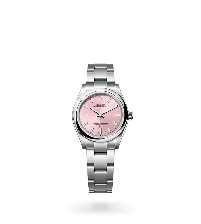Rolex Oyster Perpetual | 277200 | Oyster Perpetual 31 | Coloured dial | Pink Dial | Oystersteel | The Oyster bracelet | M277200-0004 | Women Watch | Rolex Official Retailer - Siam Swiss