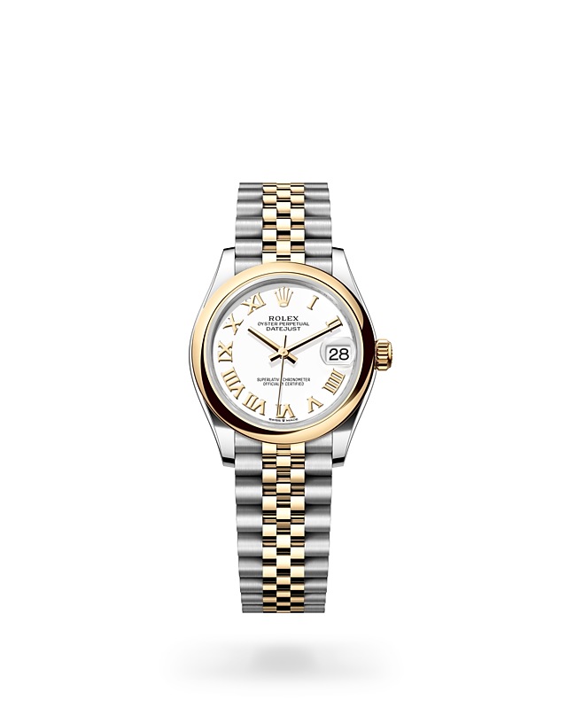 Rolex Datejust | 278243 | Datejust 31 | Light dial | White dial | Yellow Rolesor | The Jubilee bracelet | M278243-0002 | Women Watch | Rolex Official Retailer - Siam Swiss