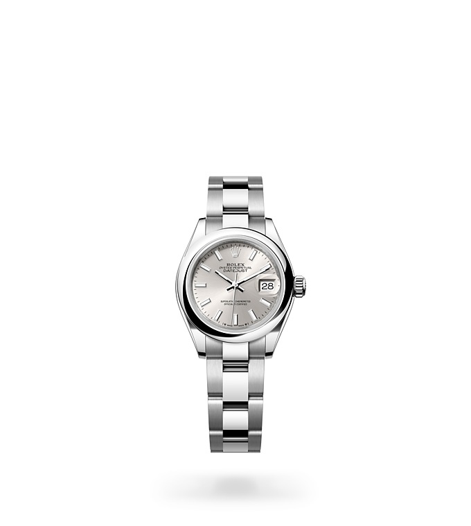 Rolex Lady-Datejust | 279160 | Lady-Datejust | หน้าปัดสีอ่อน | หน้าปัดเงิน | Oystersteel | สายนาฬิกา Oyster | M279160-0006 | หญิง Watch | Rolex Official Retailer - Siam Swiss