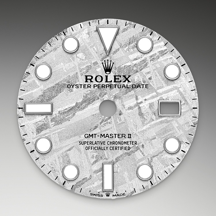 Rolex GMT-Master II | 126719BLRO | GMT-Master II | Light dial | Meteorite dial | 24-Hour Rotatable Bezel | 18 ct white gold | M126719BLRO-0002 | Men Watch | Rolex Official Retailer - Siam Swiss