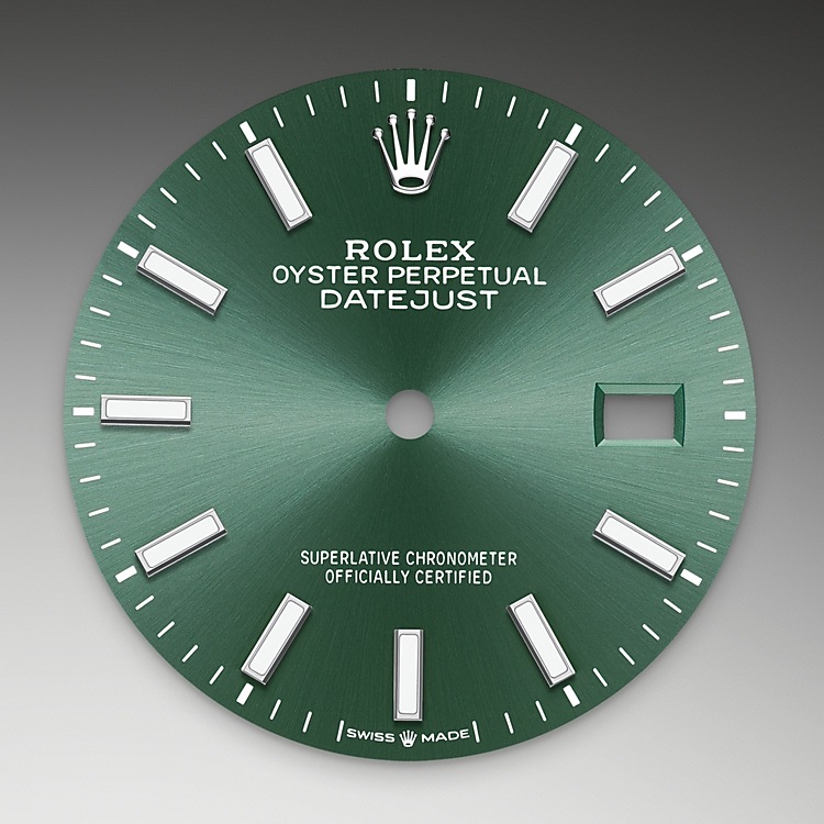 Rolex Datejust | 126234 | Datejust 36 | Coloured dial | Fluted bezel | Mint green dial | White Rolesor | M126234-0051 | Men Watch | Rolex Official Retailer - Siam Swiss