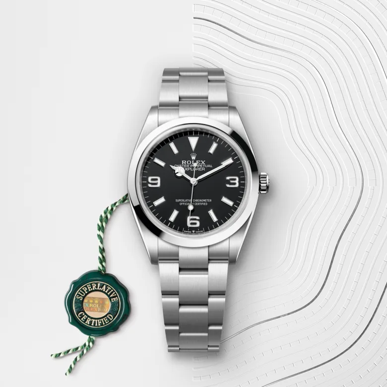 Rolex Explorer 36 Oystersteel, M124270-0001