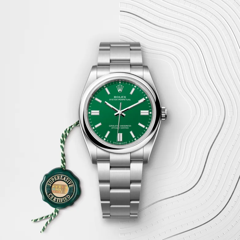 Rolex Oyster Perpetual in Oystersteel, M126000-0005 - Siam Swiss