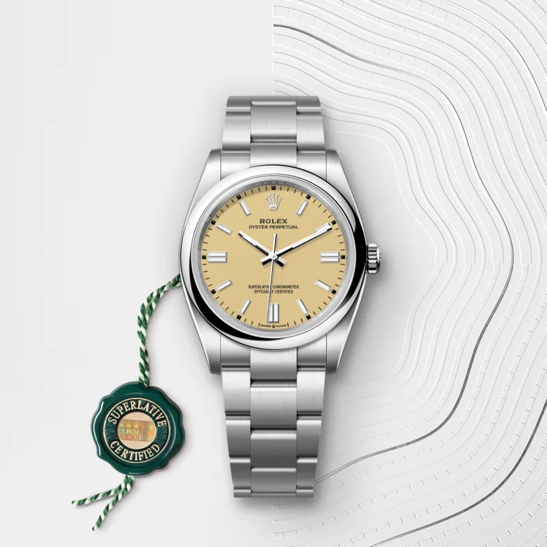 Rolex Oyster Perpetual in Oystersteel, M126000-0012 - Siam Swiss