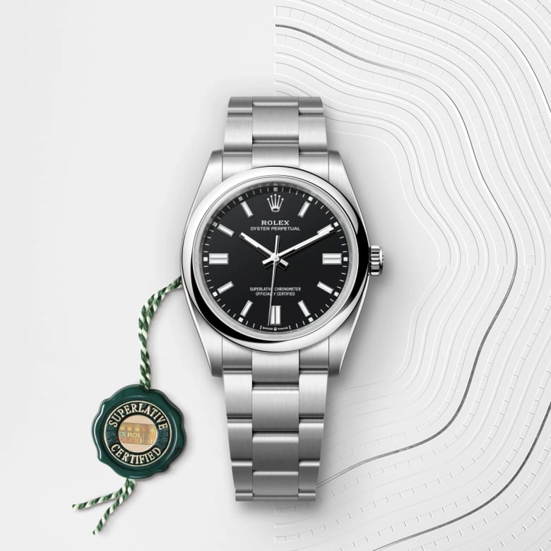 Rolex Oyster Perpetual in Oystersteel, M126000-0014 - Siam Swiss