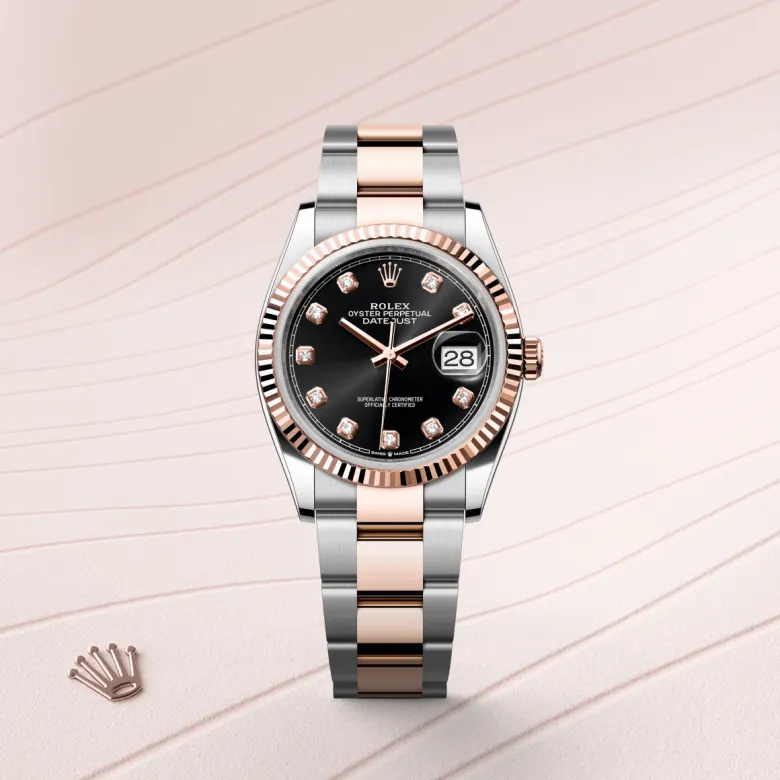Rolex Datejust in Everose Rolesor - combination of Oystersteel and Everose gold, M126231-0020 - Siam Swiss