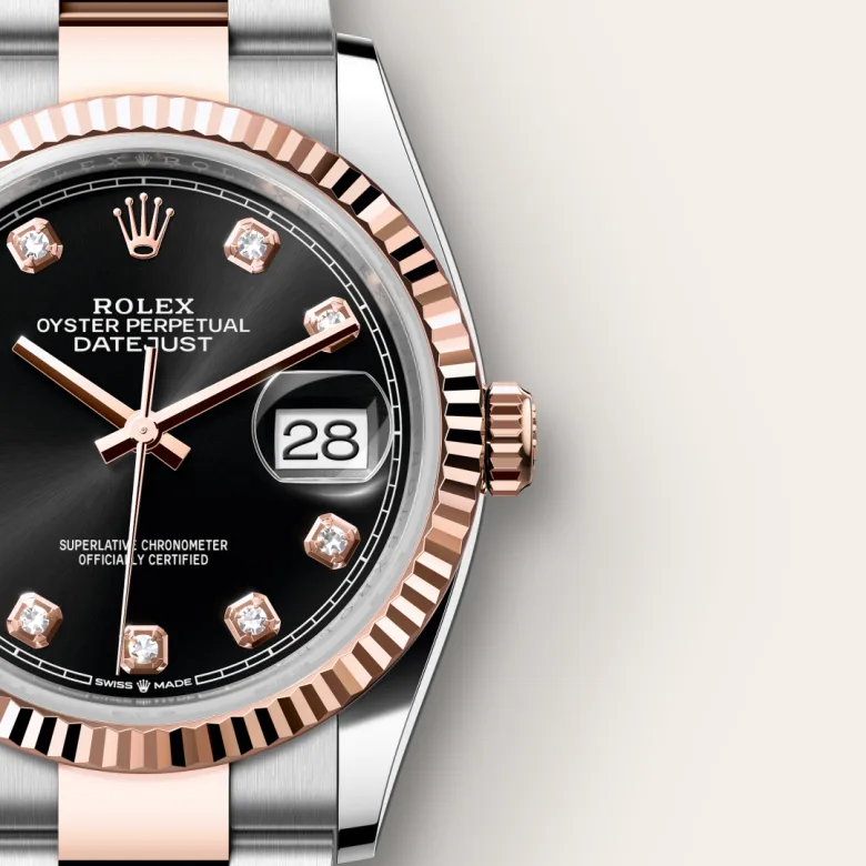 Rolex Datejust in Everose Rolesor - combination of Oystersteel and Everose gold, M126231-0020 - Siam Swiss