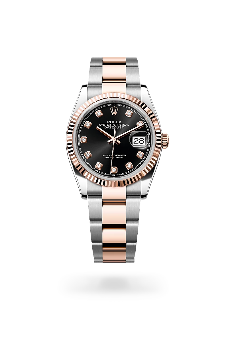 Rolex Datejust in Everose Rolesor - combination of Oystersteel and Everose gold, M126231-0020 - Siam Swiss