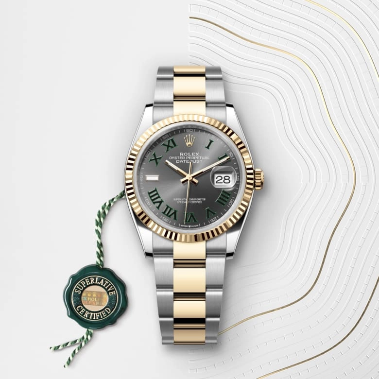 Rolex Datejust in Yellow Rolesor - combination of Oystersteel and yellow gold, M126233-0036 - Siam Swiss