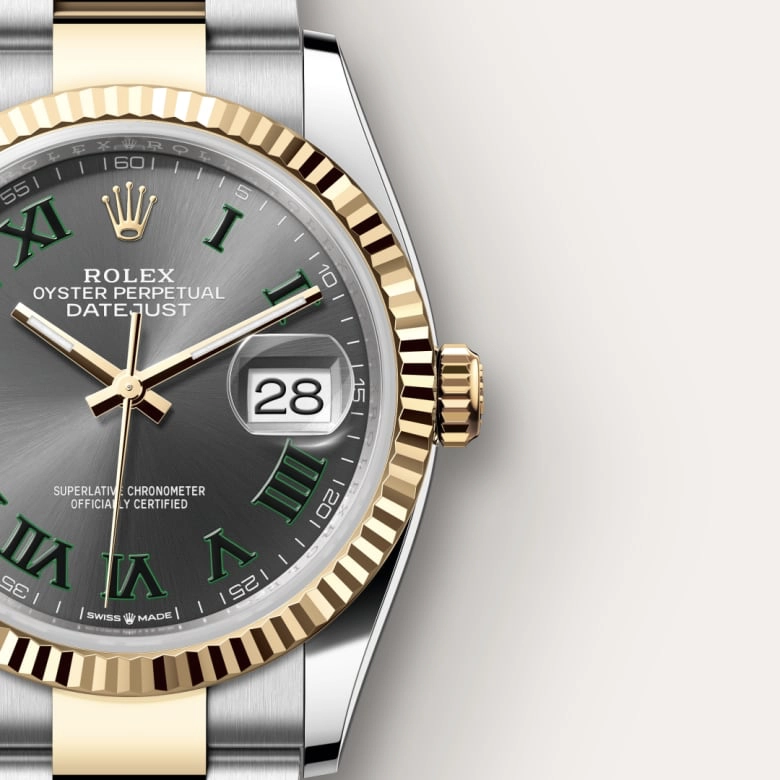Rolex Datejust in Yellow Rolesor - combination of Oystersteel and yellow gold, M126233-0036 - Siam Swiss