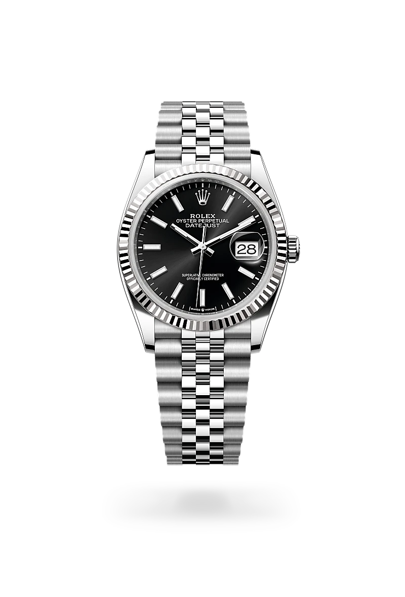 Rolex Datejust in White Rolesor - combination of Oystersteel and white gold, M126234-0015 - Siam Swiss