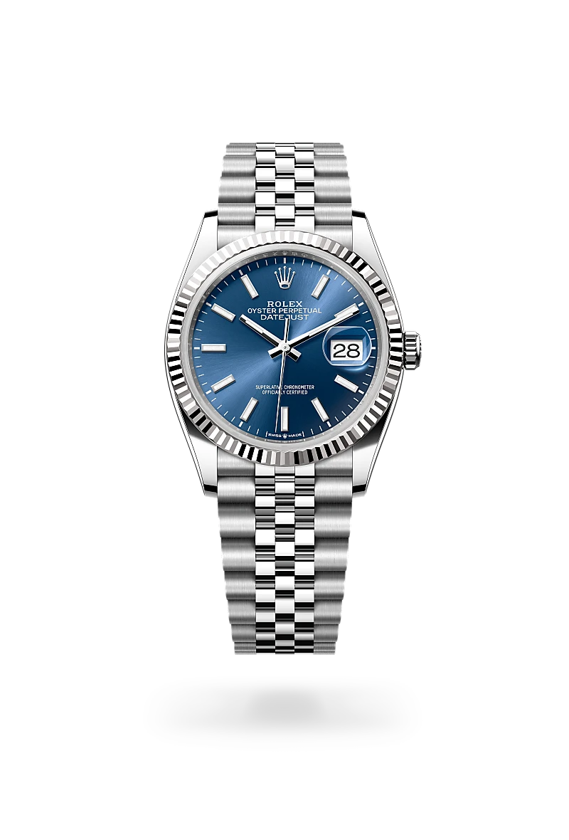 Rolex Datejust in White Rolesor - combination of Oystersteel and white gold, M126234-0017 - Siam Swiss