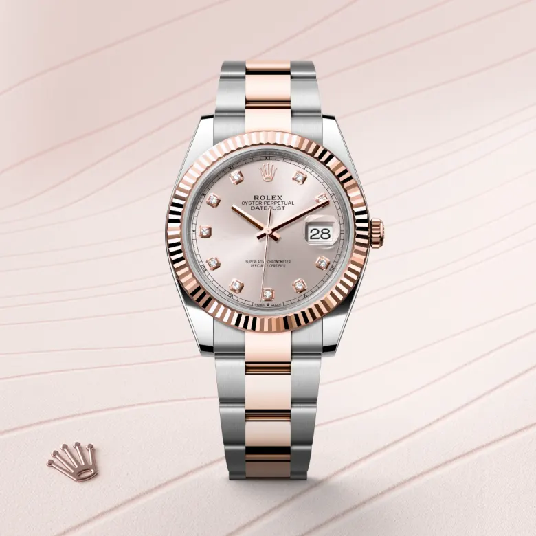 Rolex Datejust in Everose Rolesor - combination of Oystersteel and Everose gold, M126331-0007 - Siam Swiss