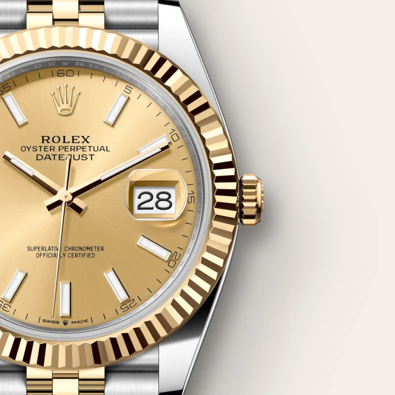 Rolex Datejust in Yellow Rolesor - การผสมผสานระหว่าง Oystersteel และทองคำ, M126333-0010 - Siam Swiss