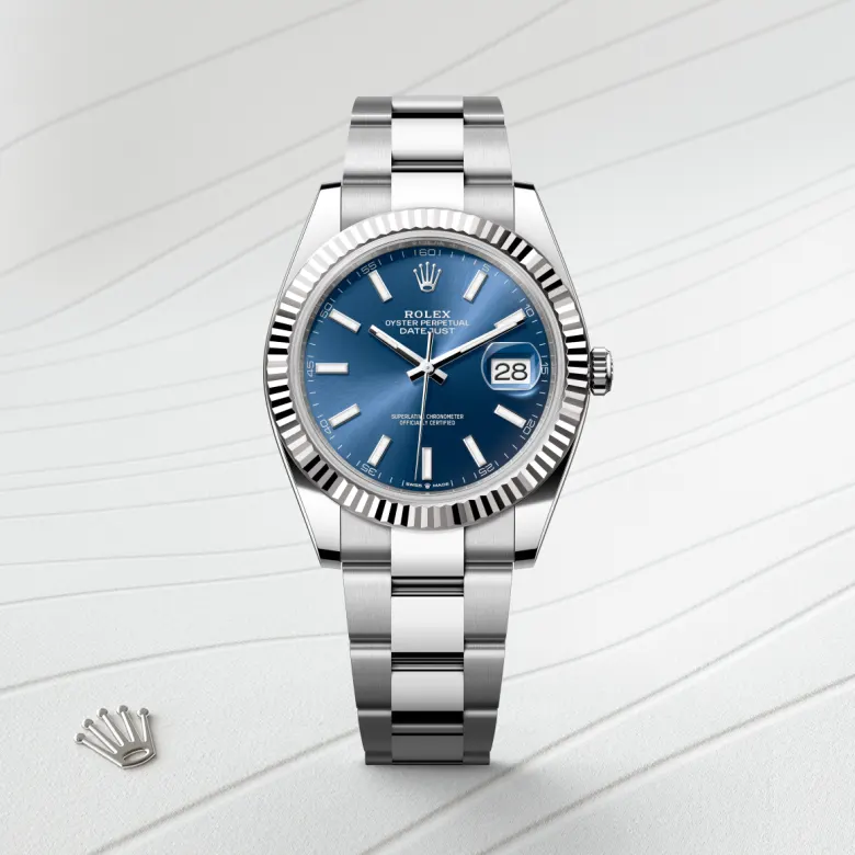 Rolex Datejust in White Rolesor - combination of Oystersteel and white gold, M126334-0001 - Siam Swiss