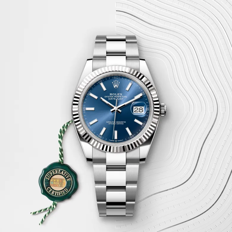 Rolex Datejust in White Rolesor - combination of Oystersteel and white gold, M126334-0001 - Siam Swiss