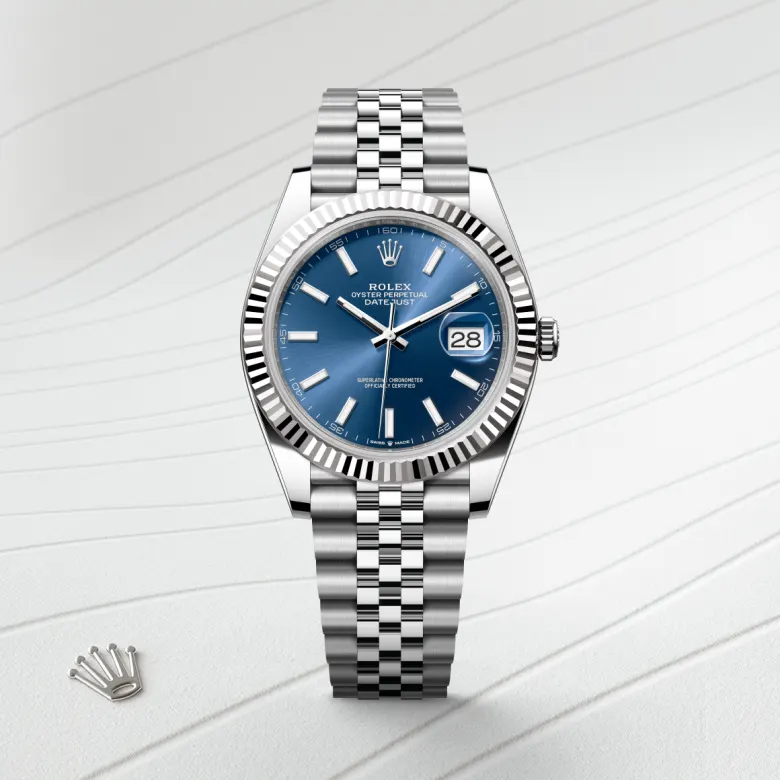 Rolex Datejust in White Rolesor - combination of Oystersteel and white gold, M126334-0002 - Siam Swiss