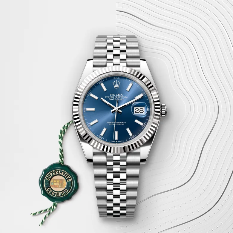 Rolex Datejust in White Rolesor - combination of Oystersteel and white gold, M126334-0002 - Siam Swiss