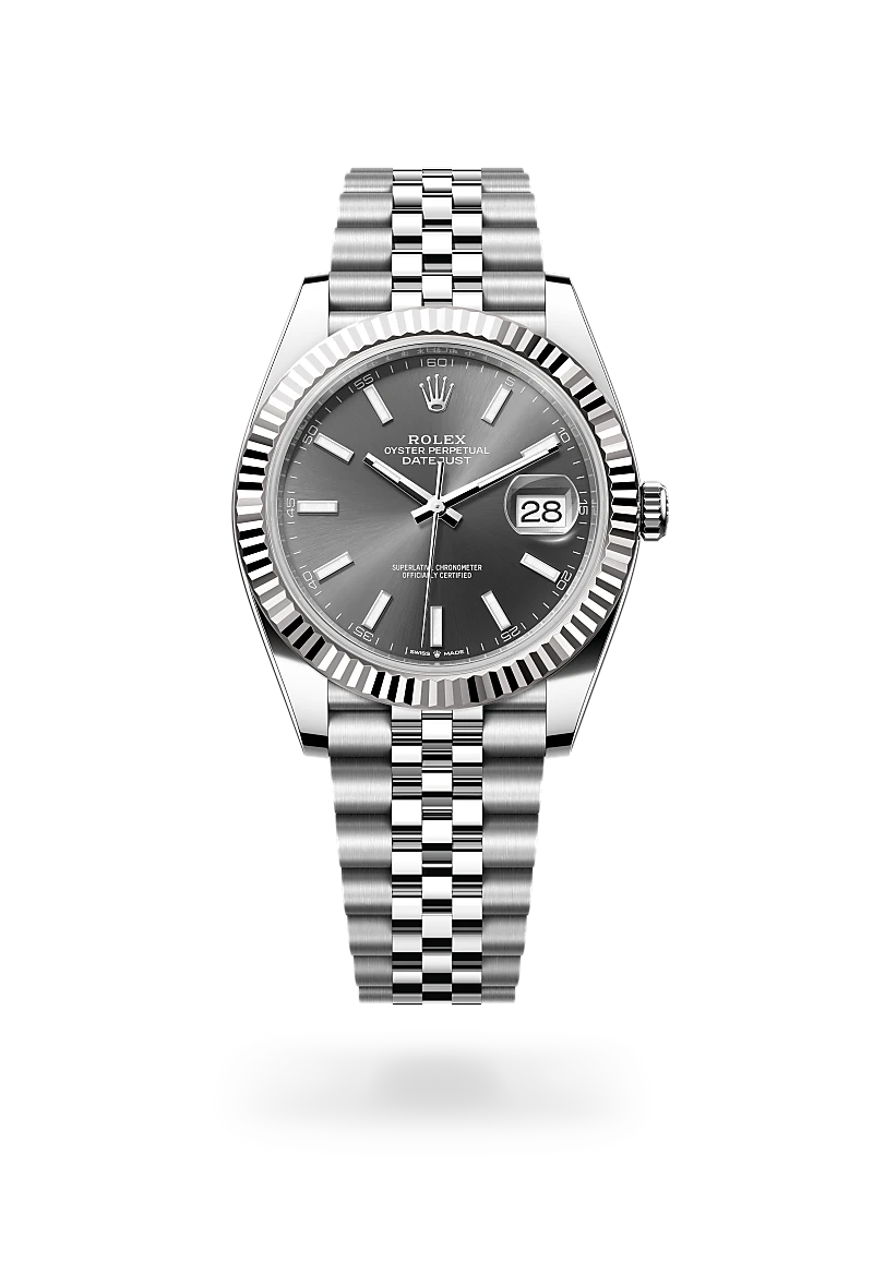 Rolex Datejust in White Rolesor - combination of Oystersteel and white gold, M126334-0014 - Siam Swiss