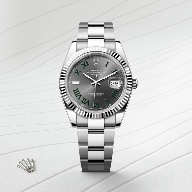 Rolex Datejust in White Rolesor - การผสมผสานระหว่าง Oystersteel และทองคำขาว, M126334-0021 - Siam Swiss
