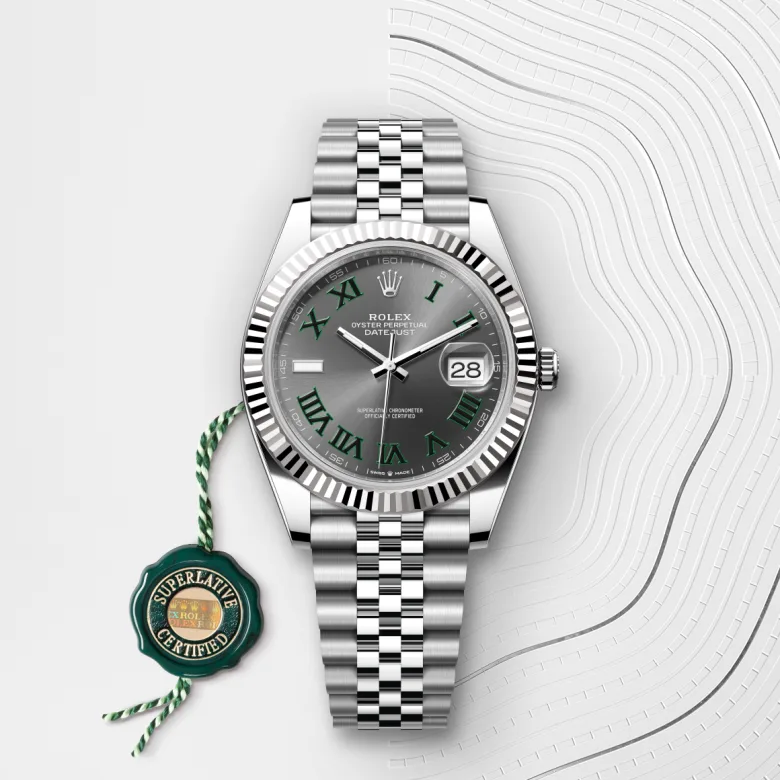 Rolex Datejust in White Rolesor - combination of Oystersteel and white gold, M126334-0022 - Siam Swiss
