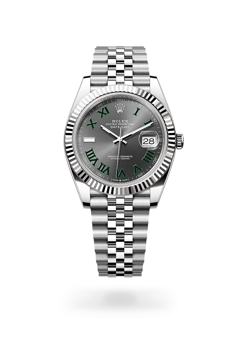 Rolex Datejust in White Rolesor - combination of Oystersteel and white gold, M126334-0022 - Siam Swiss