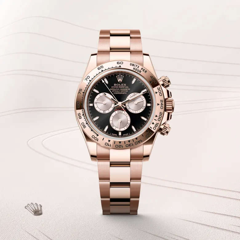 Rolex Cosmograph Daytona in 18 ct Everose gold, M126505-0001 - Siam Swiss