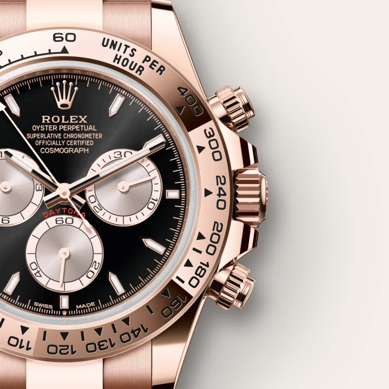 Rolex Cosmograph Daytona in 18 ct Everose gold, M126505-0001 - Siam Swiss