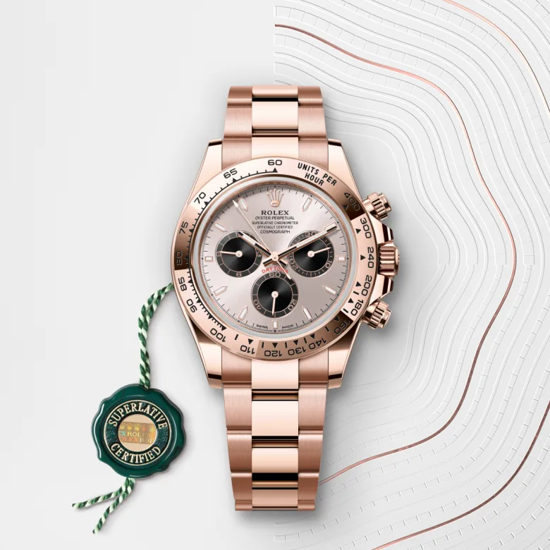 Rolex Cosmograph Daytona in Everose gold 18 กะรัต, M126505-0003 - Siam Swiss