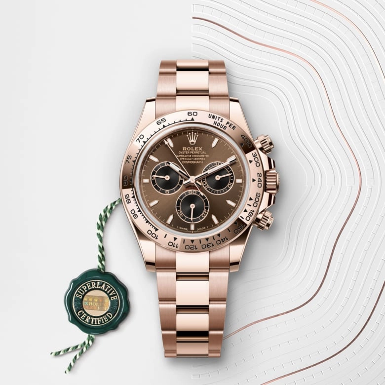 Rolex Cosmograph Daytona in 18 ct Everose gold, M126505-0005 - Siam Swiss