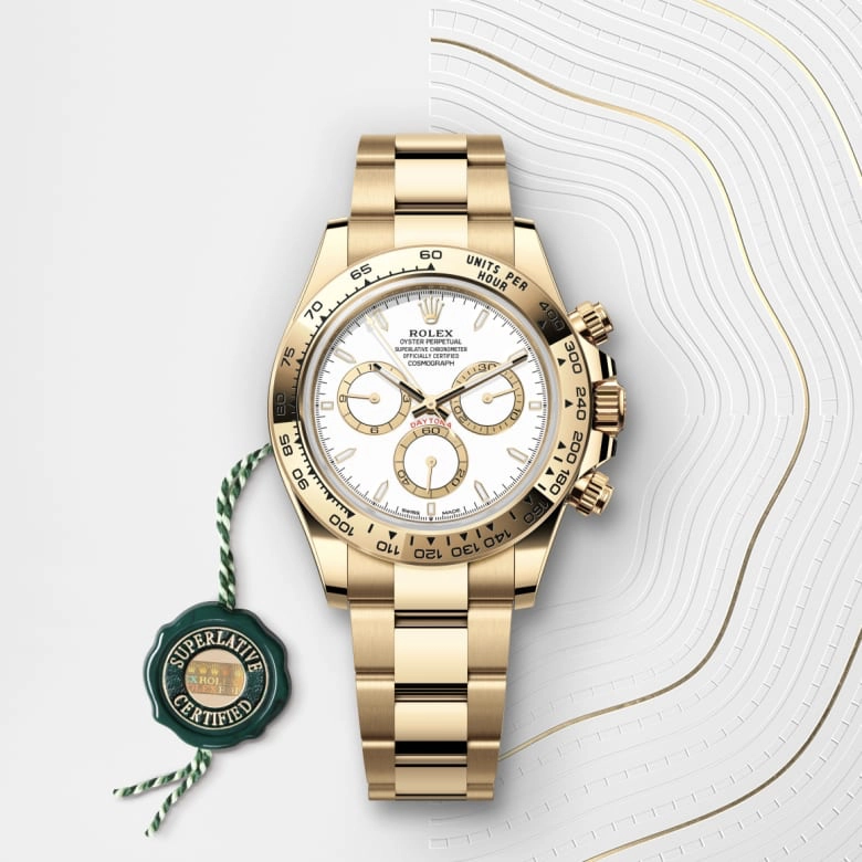 Rolex Cosmograph Daytona in 18 ct yellow gold, M126508-0001 - Siam Swiss