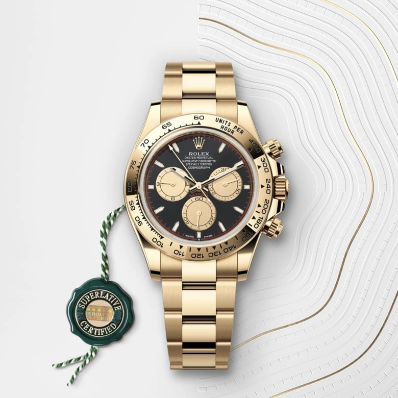 Rolex Cosmograph Daytona in 18 ct yellow gold, M126508-0002 - Siam Swiss